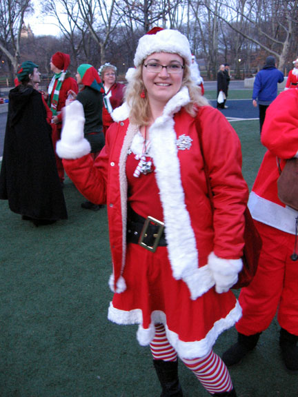 Santa BeckyParty SantaCon NYC 2006